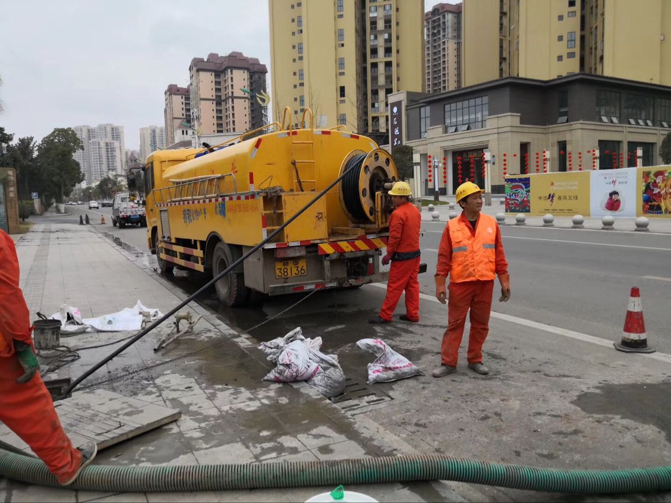 中江排污管道清淤-管道清洗