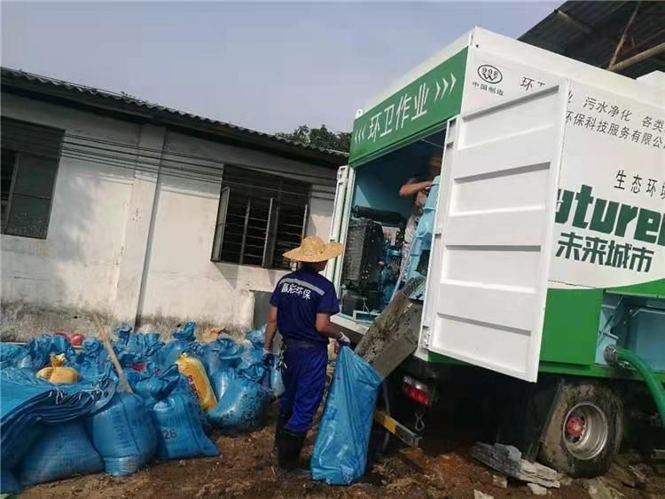 中江工业污泥压干处理